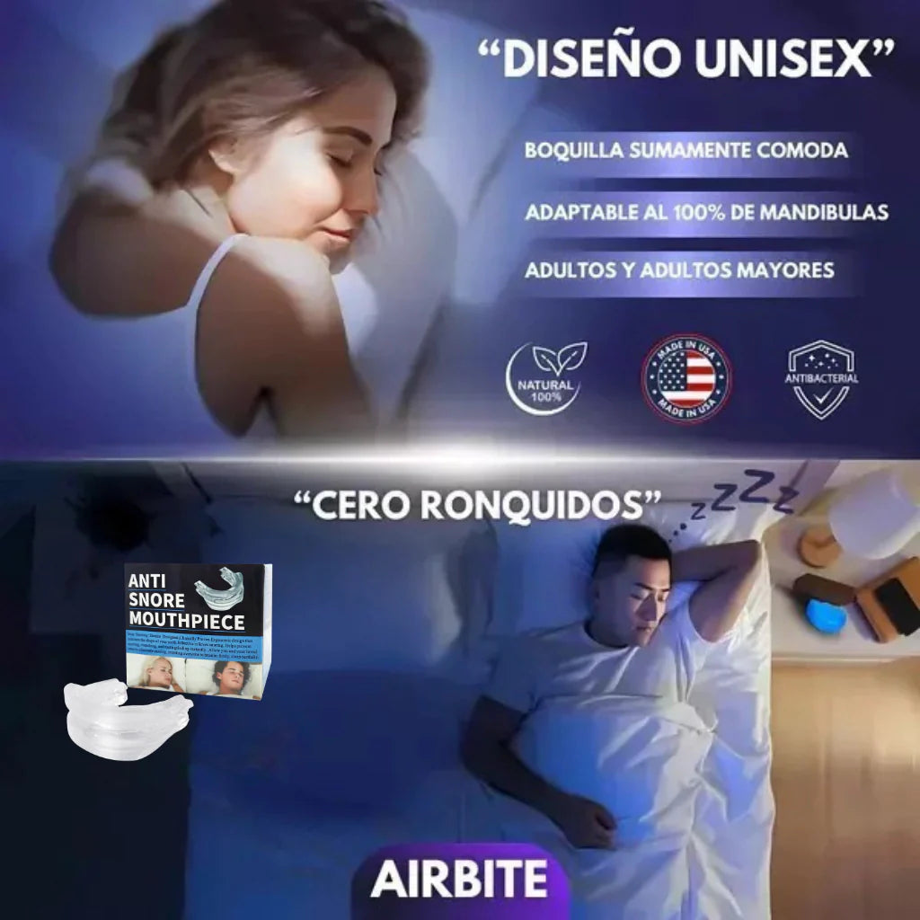 Regalo Airbite Pro - Dispositivo Bucal Anti-Ronquidos Apnea y Bruxismo