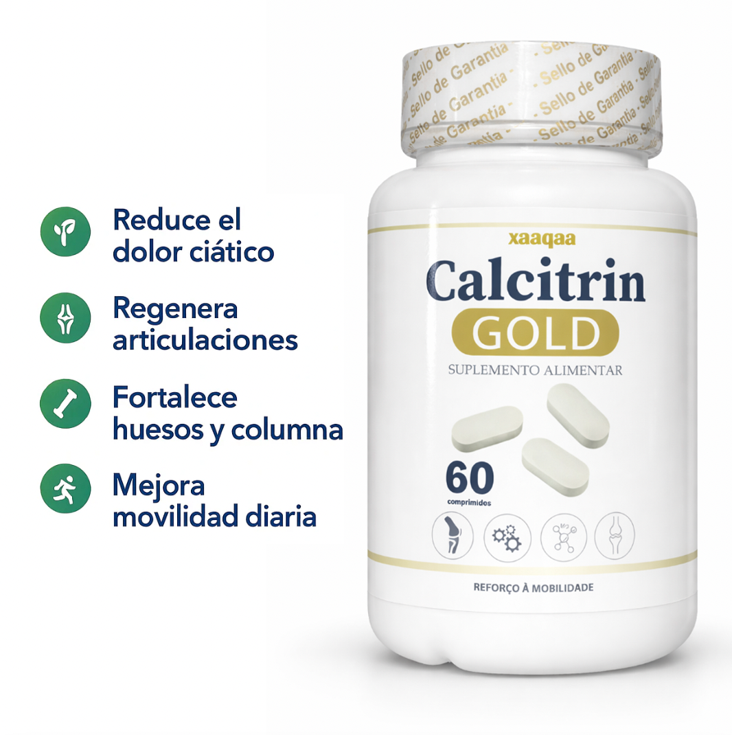 Calcitrin Gold 60 Caps - Recupera Tu Movilidad de forma natural - Alivia Tu Ciática🦴👵🏻✨