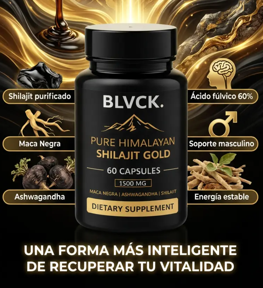 (SUPER 2X1) BLVCK PURE SHILAJIT GOLD - 60 CAPS