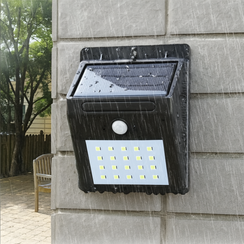 OFERTA 2X1...Mini Lampara Sola (CARGA CON EL SOL) con Sensor de movimiento y 3 funciones más... Pago contra entrega ye envió gratis en Guatemala!!!!!