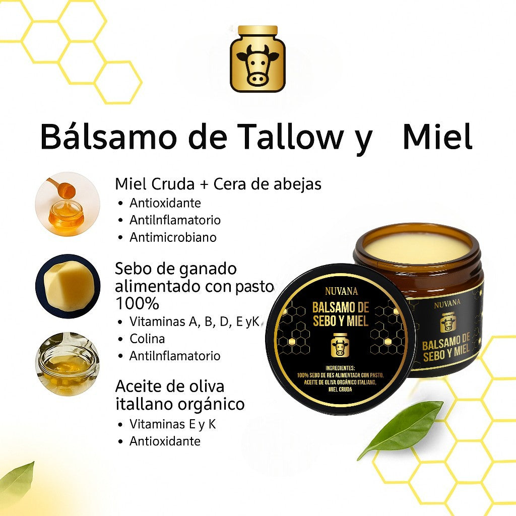 Nuvana® Bálsamo de sebo de res