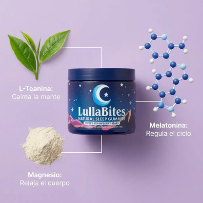 LULLABITES™ – Gomitas Naturales para un Descanso Profundo